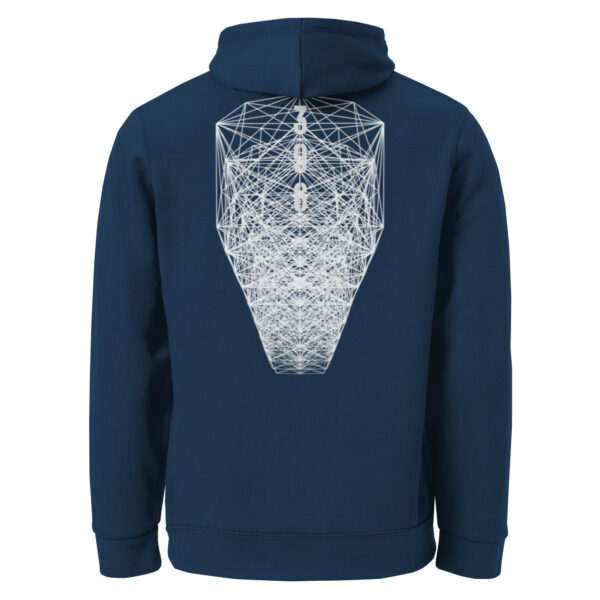 Zip Hoodie (Unisex) Blue - Image 2